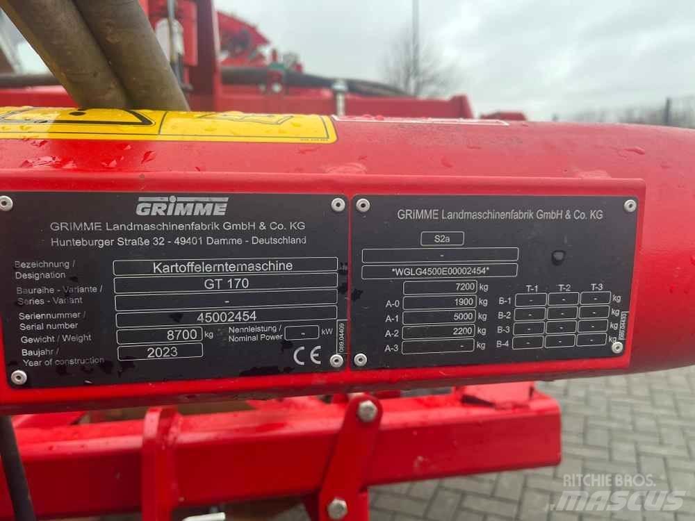 Grimme GT 170 Zemiakové kombajny