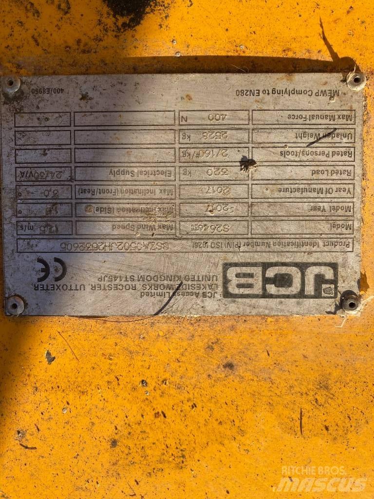 JCB S 2646 E Nožnicové zdvíhacie plošiny