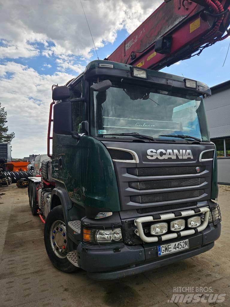 Scania R 560 Nákladné vozidlá na prepravu dreva
