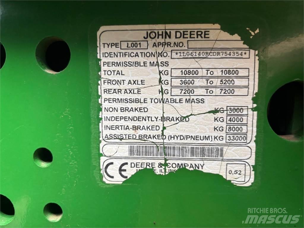 John Deere 6140R Traktory
