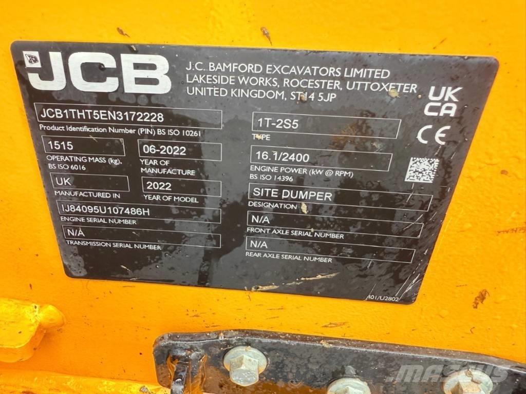 JCB 1 T-2S5 Stavebné sklápače