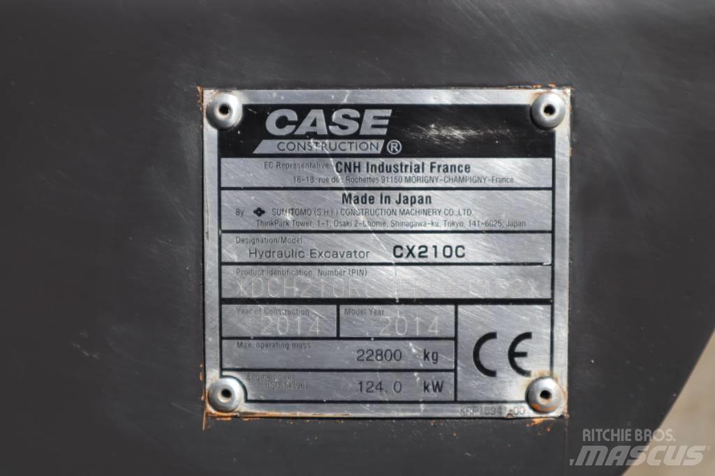 CASE CX210C Pásové rýpadlá