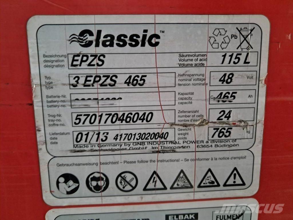 Linde R16S-12 Retraky