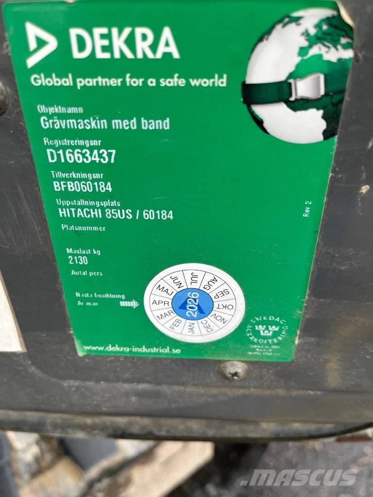 Hitachi ZX 85 US-3 Midi rýpadlá 7 t - 12 t