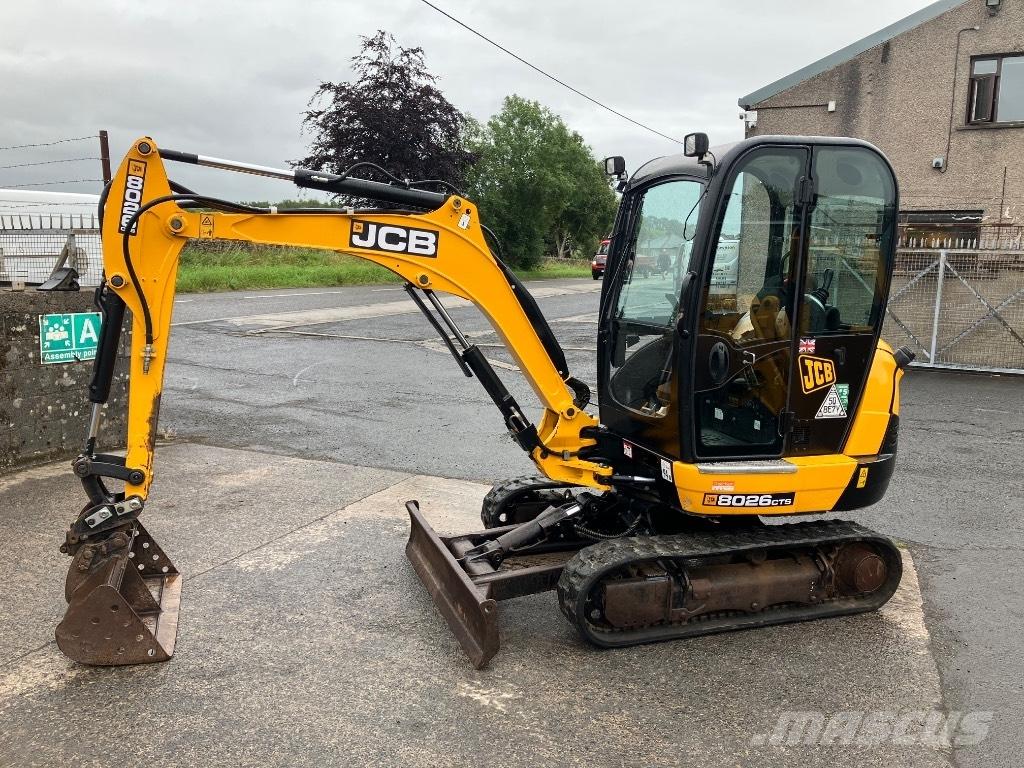 JCB 8026 CTS Mini rýpadlá < 7t