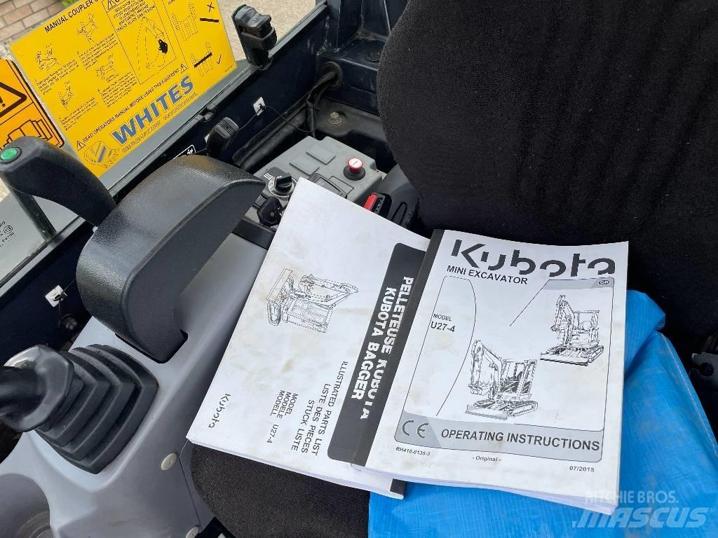 Kubota U 27-4 Mini rýpadlá < 7t
