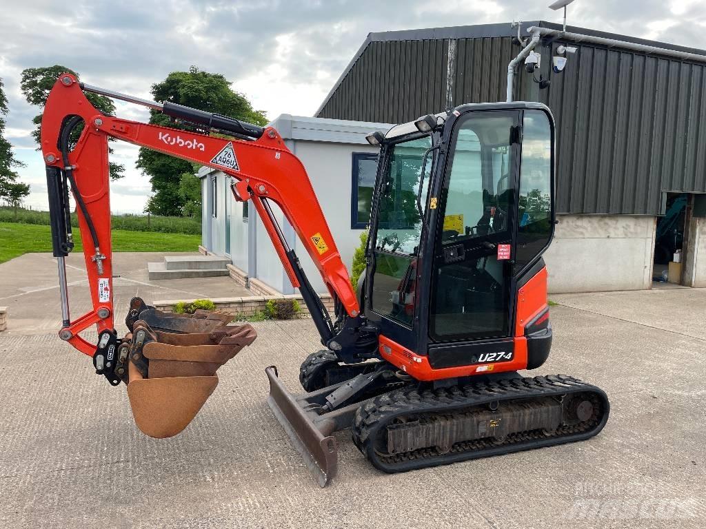 Kubota U 27-4 Mini rýpadlá < 7t