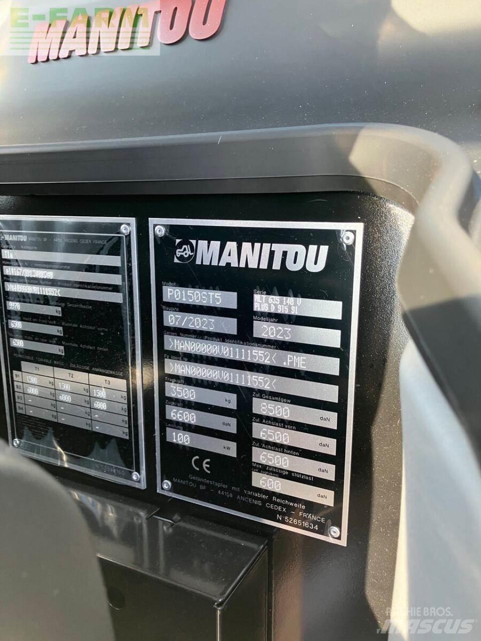 Manitou mlt635 Teleskopické nakladače pre poľnohospodárstvo