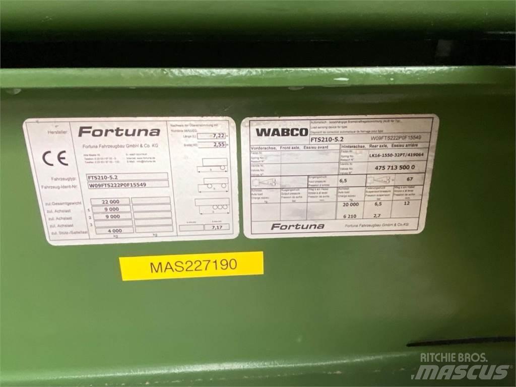 Fortuna FTS 210 Vyklápacie prívesy
