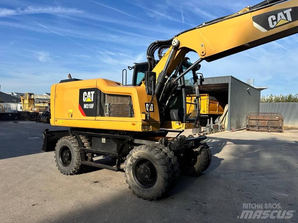 CAT M 318 F Kolesové rýpadlá