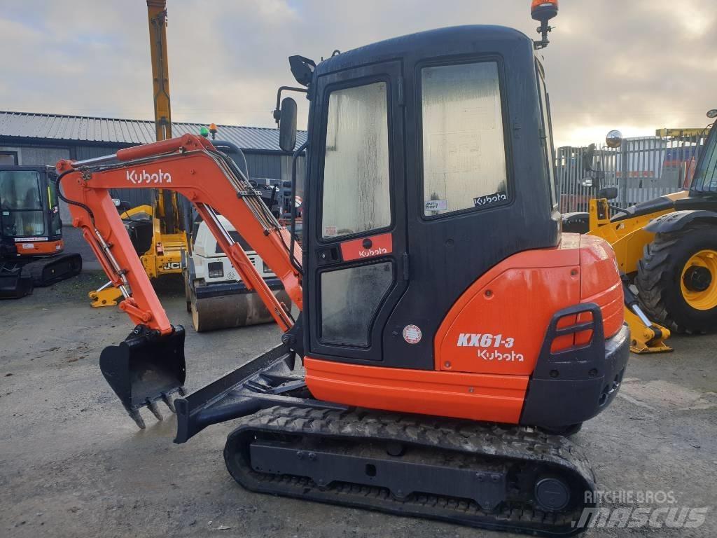 Kubota KX 61-3 Mini rýpadlá < 7t
