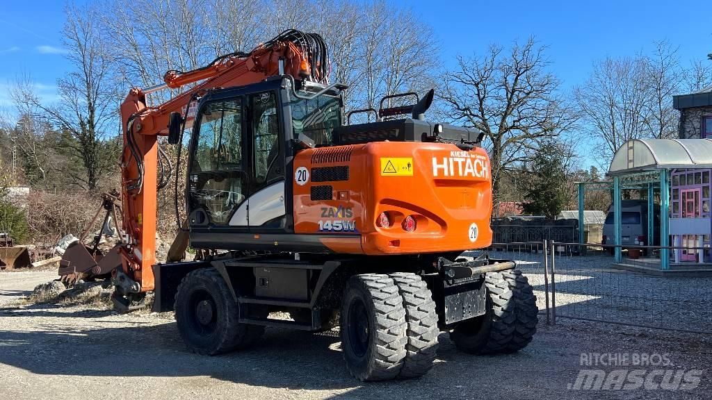 Hitachi ZX 145 W-6 Kolesové rýpadlá