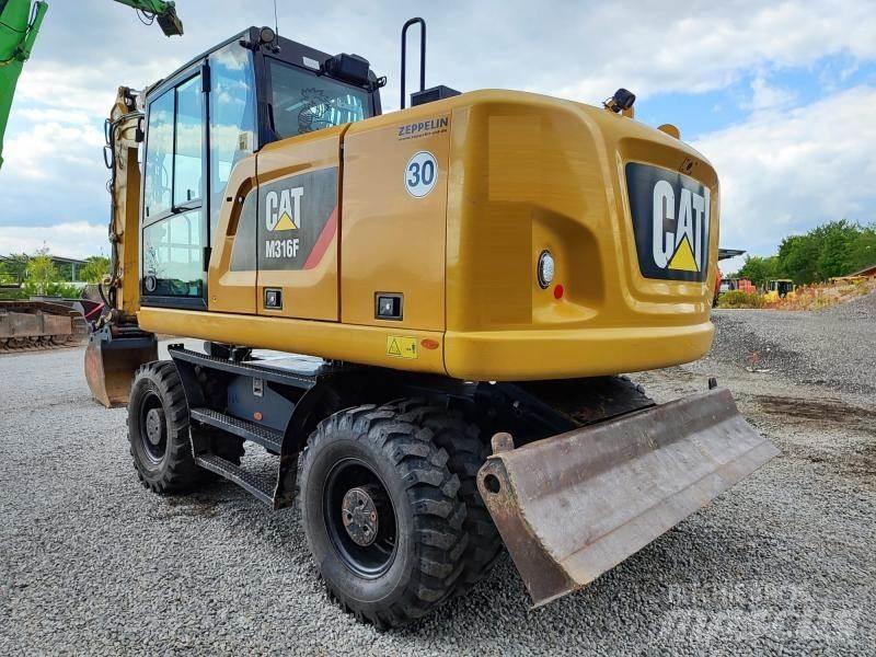 CAT M316F Kolesové rýpadlá