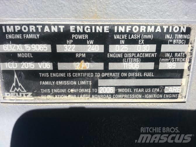 Deutz TCD2015V06 Ďalšie komponenty