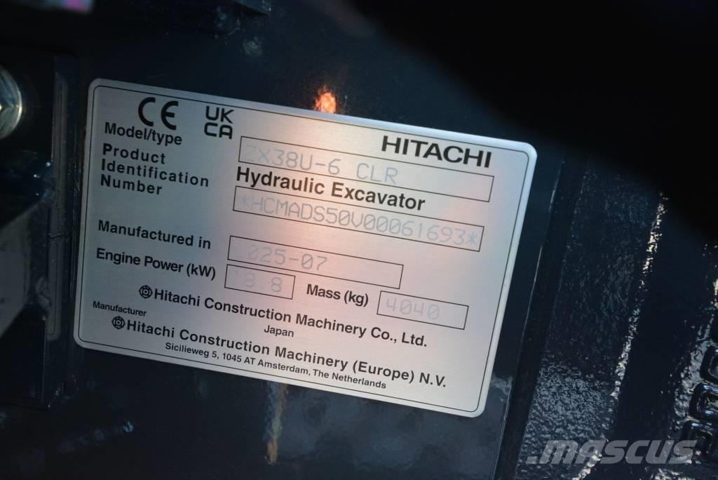 Hitachi ZX 38 U-6 Mini rýpadlá < 7t