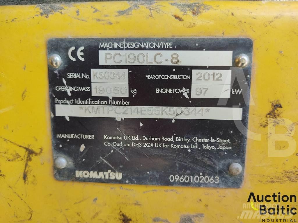 Komatsu PC190LC-8 Pásové rýpadlá