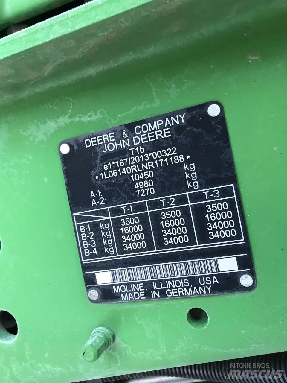 John Deere 6R 140 Traktory