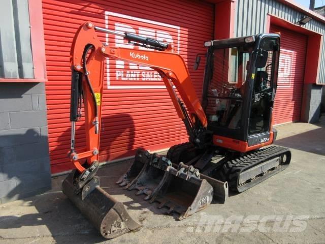 Kubota U 27-4 Mini rýpadlá < 7t