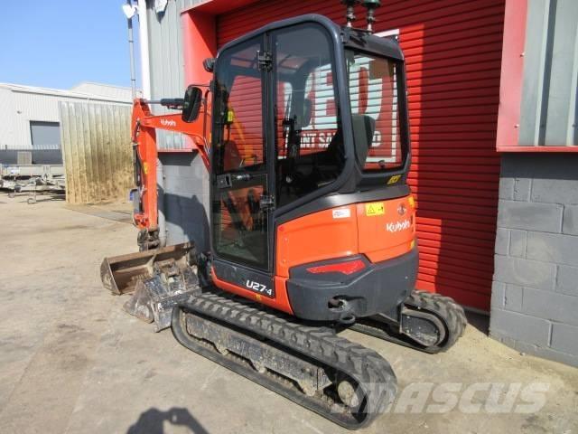 Kubota U 27-4 Mini rýpadlá < 7t