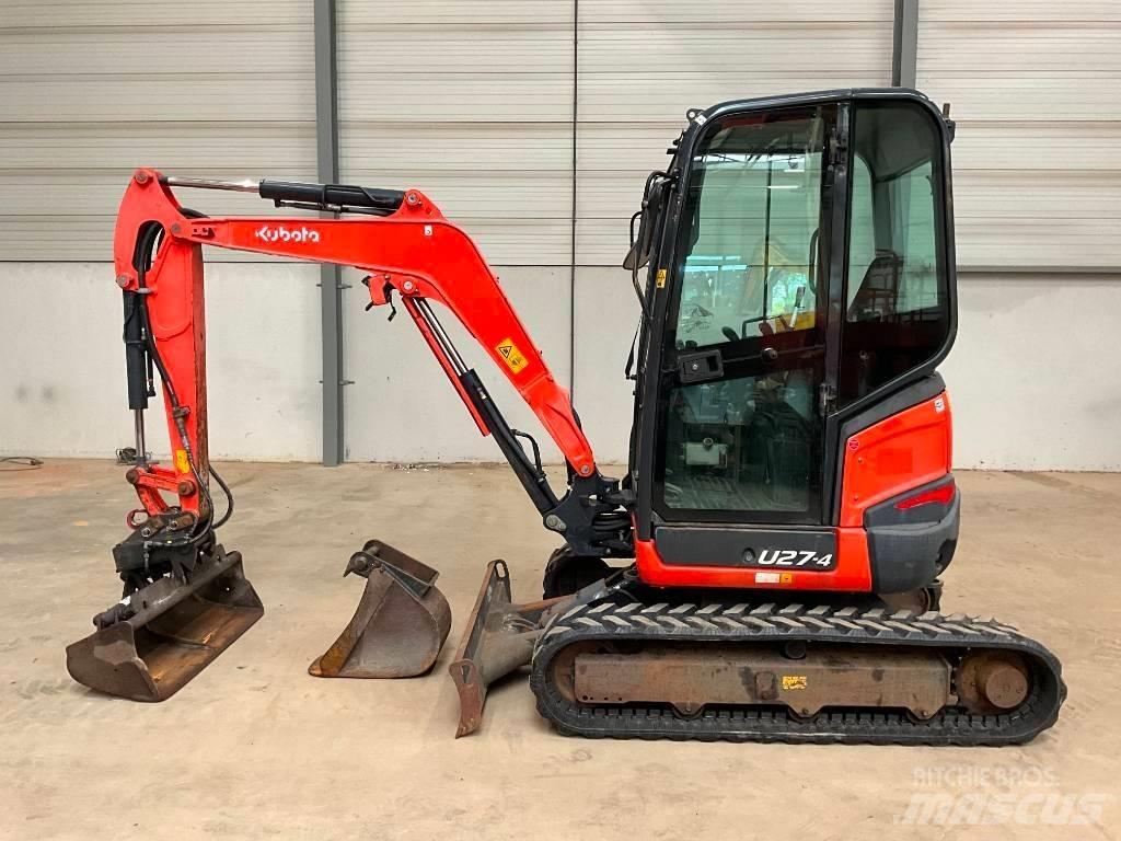 Kubota U 27-4 Mini rýpadlá < 7t