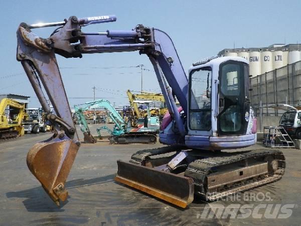 Komatsu PC75UU Pásové rýpadlá