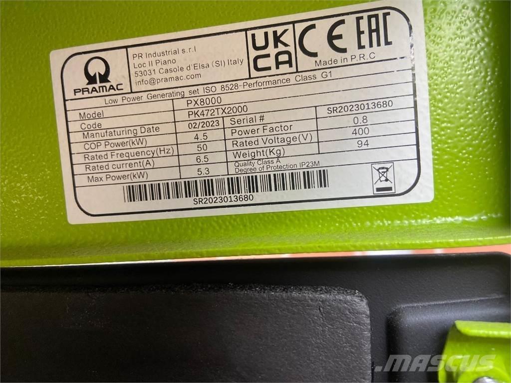 Pramac PX 8000 Ostatné generátory