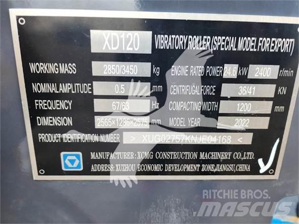 XCMG XD120 Ťahačové valce