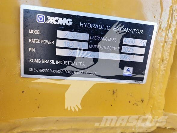 XCMG XE35U Mini rýpadlá < 7t