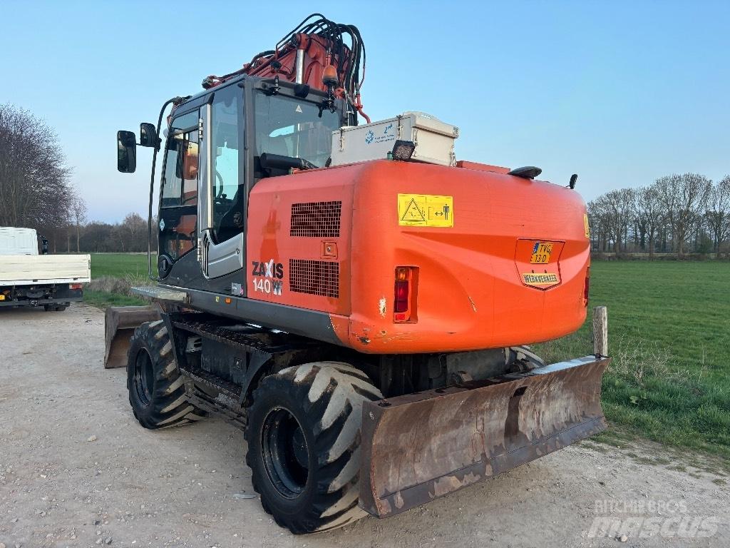 Hitachi ZX 140 W T-3 Kolesové rýpadlá