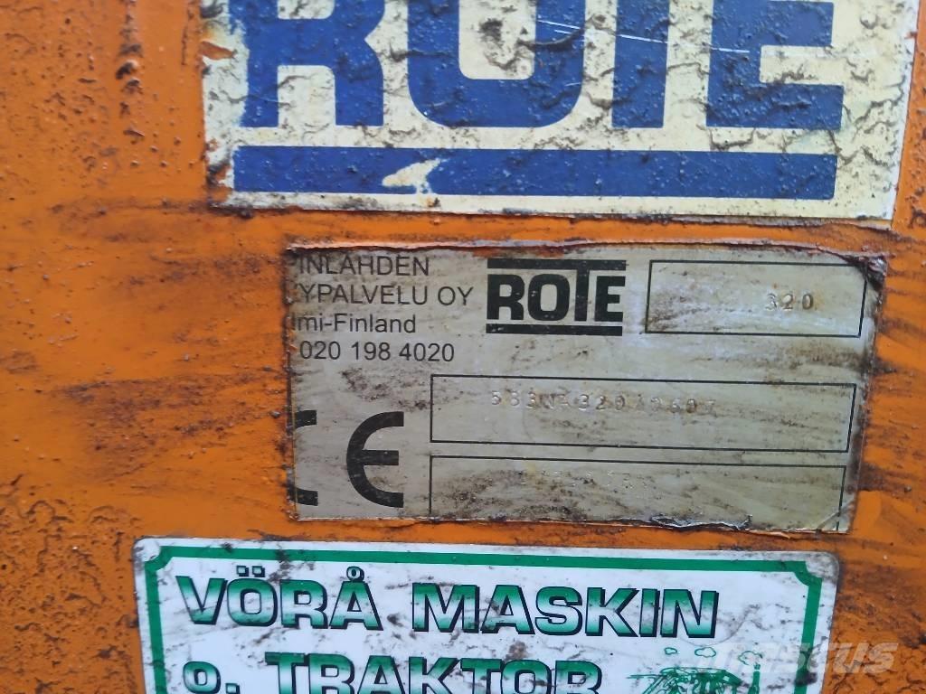 Rote 320 Nivelaura Snežné pluhy, predné snežné radlice