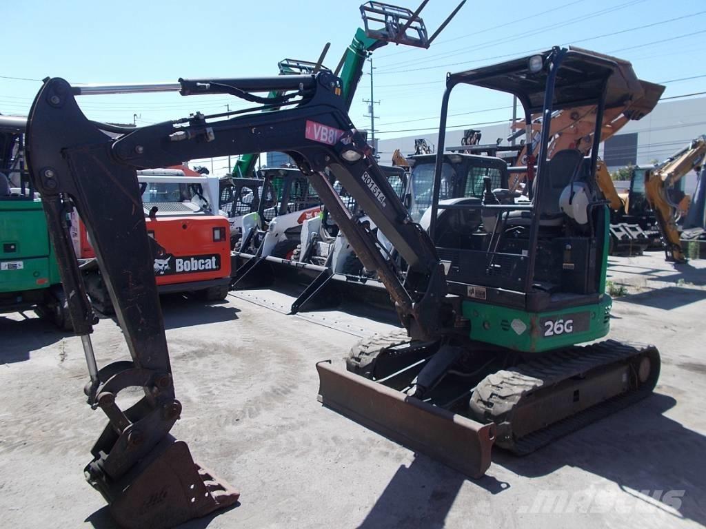 John Deere 26G Mini rýpadlá < 7t