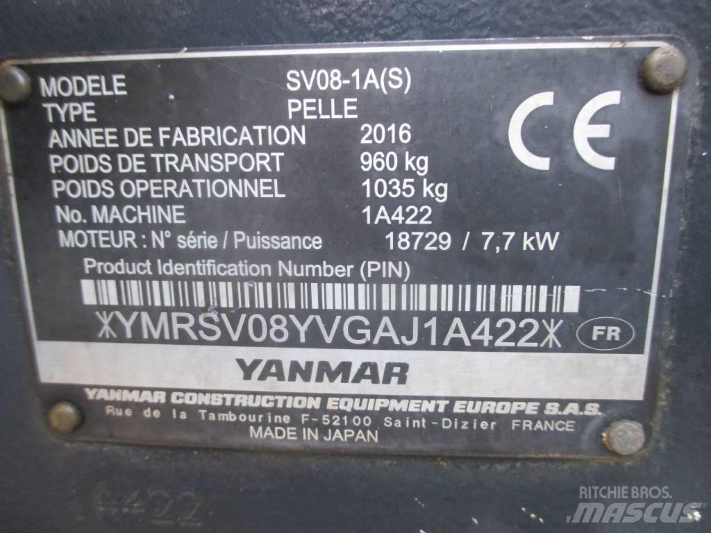 Yanmar SV 08-1 A Mini rýpadlá < 7t