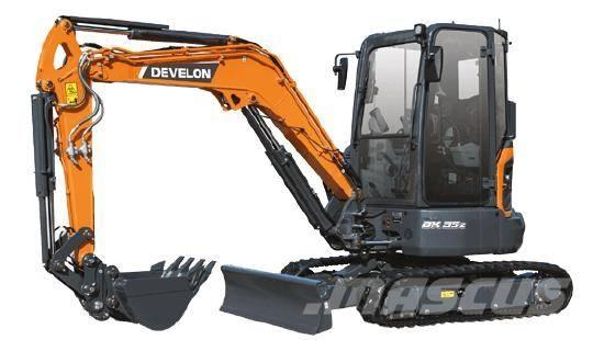 Doosan DX35Z-7 Mini rýpadlá < 7t