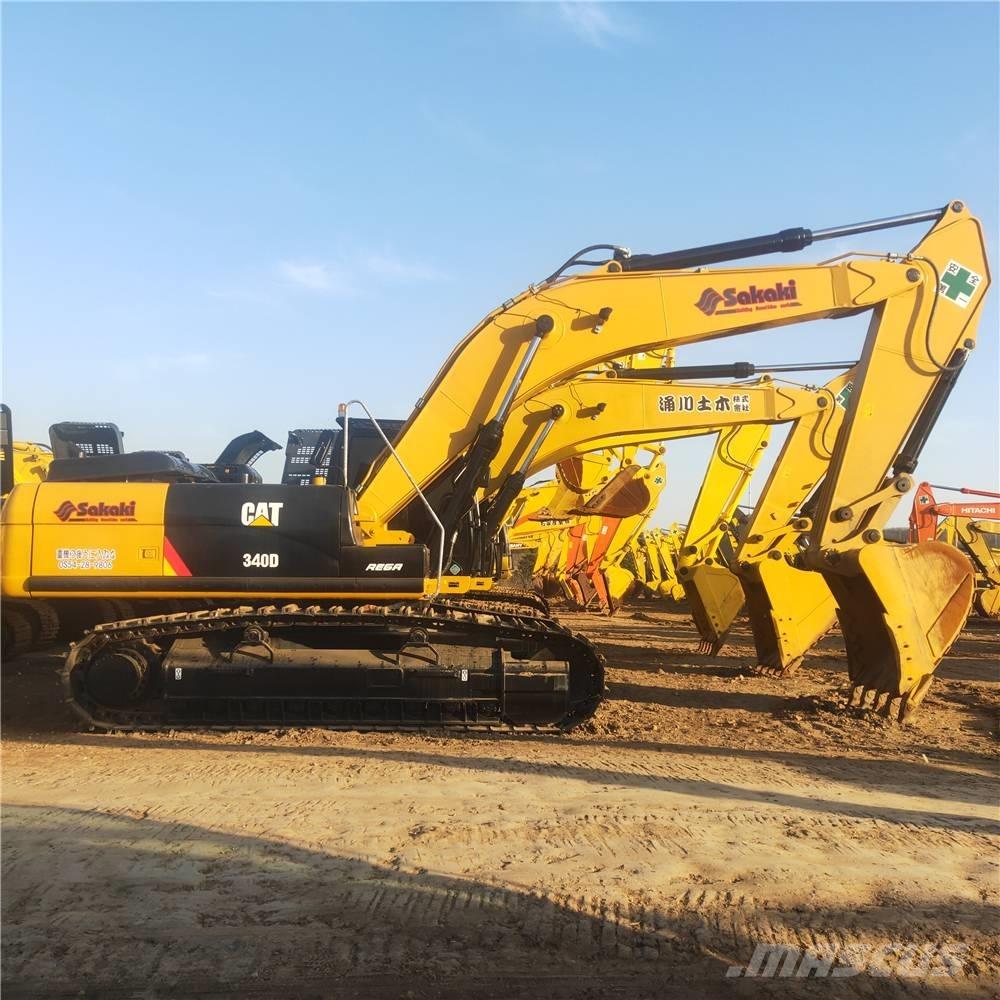 CAT 340D2 Pásové rýpadlá