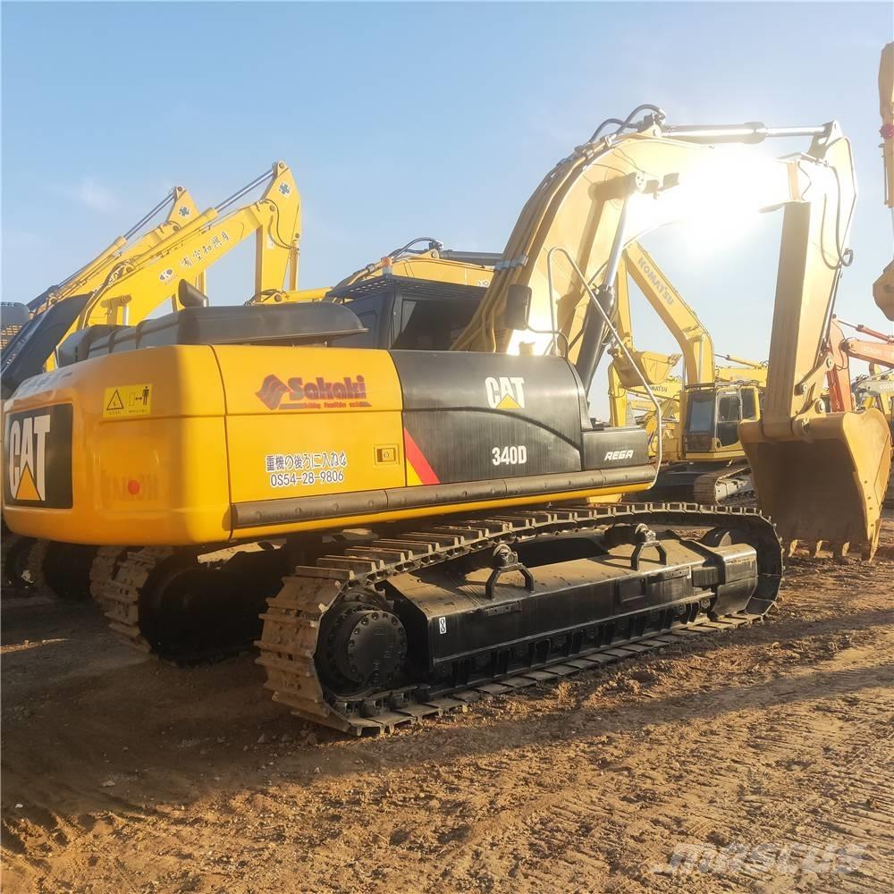CAT 340D2 Pásové rýpadlá