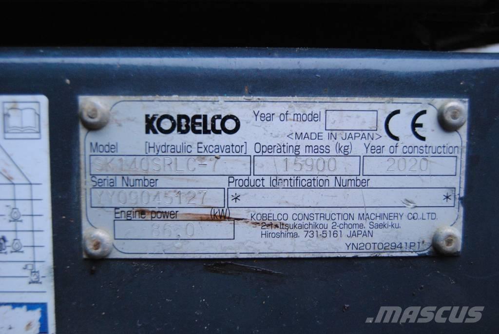 Kobelco SK140SRLC-7 Pásové rýpadlá