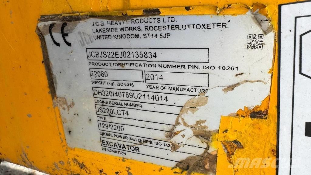 JCB JS 220 LC Pásové rýpadlá