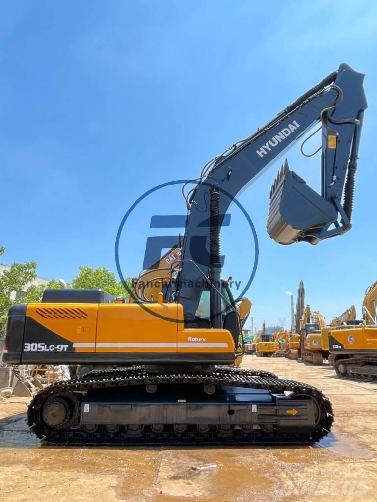 Hyundai 305LC-9T Pásové rýpadlá