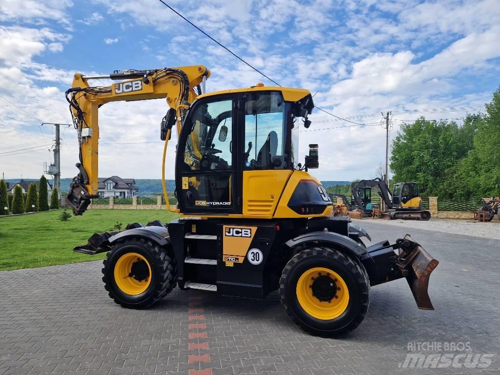 JCB 110 Hydradig Kolesové rýpadlá
