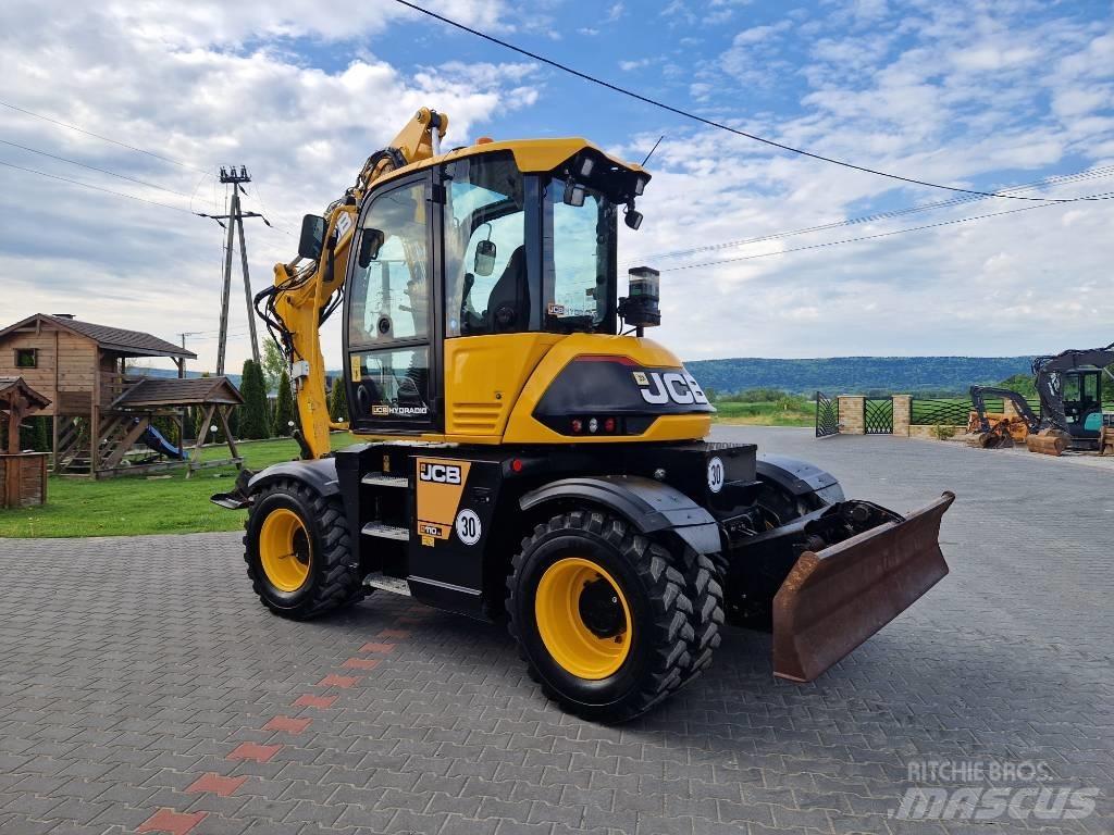 JCB 110 Hydradig Kolesové rýpadlá