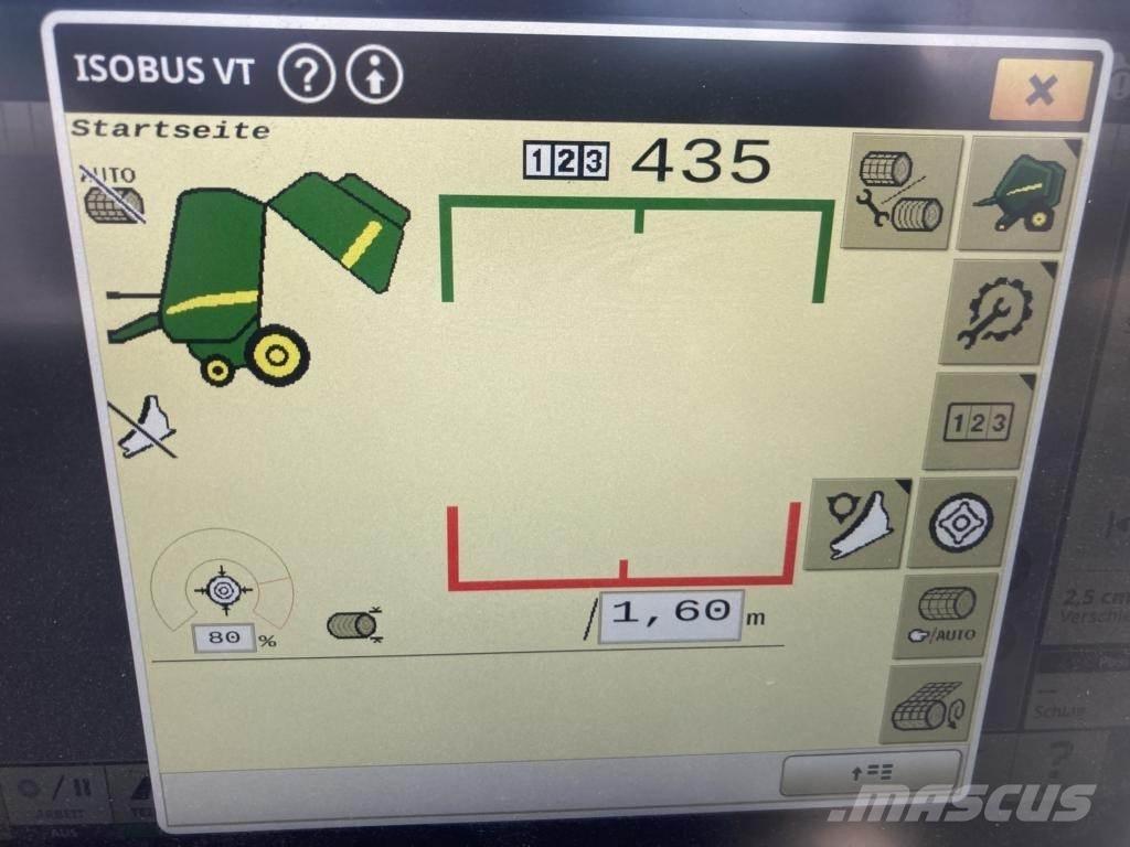 John Deere V461M Lisy na okrúhle balíky