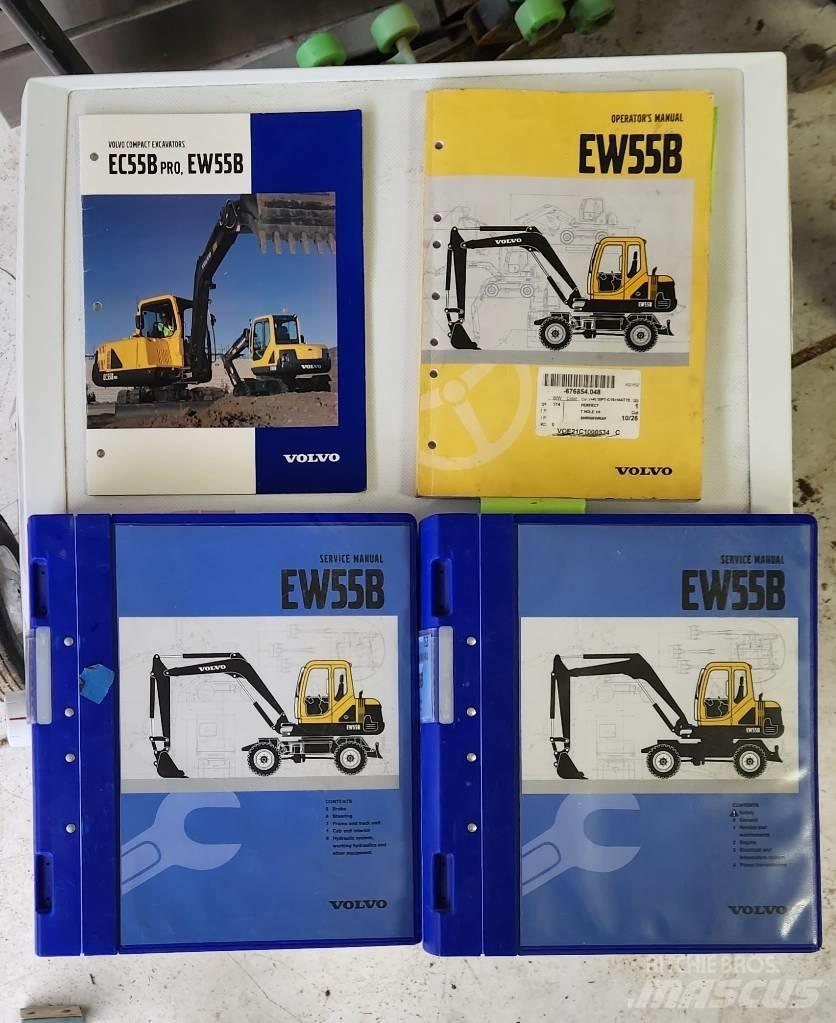 Volvo EW55B Kolesové rýpadlá