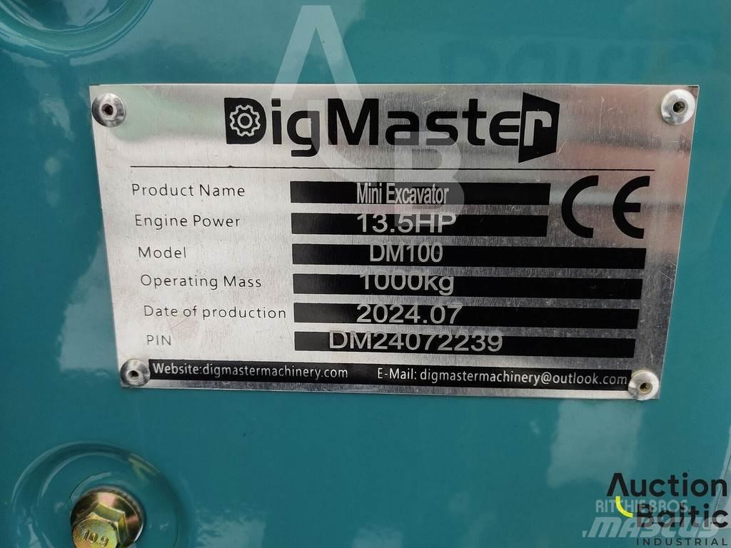Digmaster DM100 Mini rýpadlá < 7t