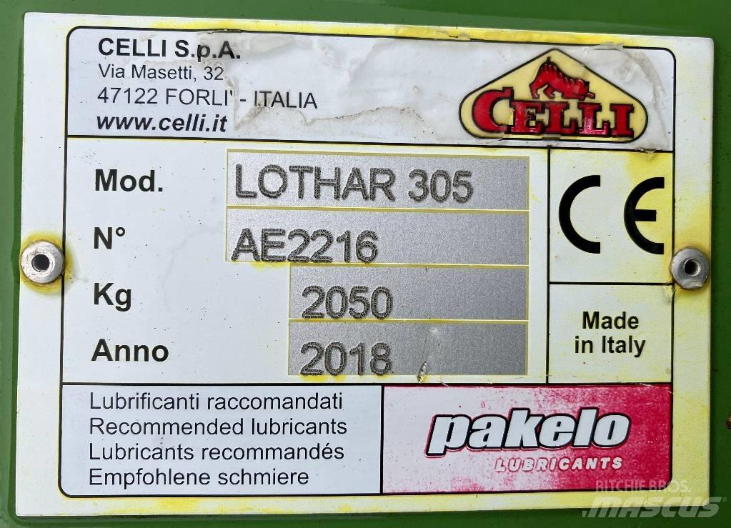 Celli lothar 305 Ďalšie stroje na spracovanie pôdy a príslušenstvo
