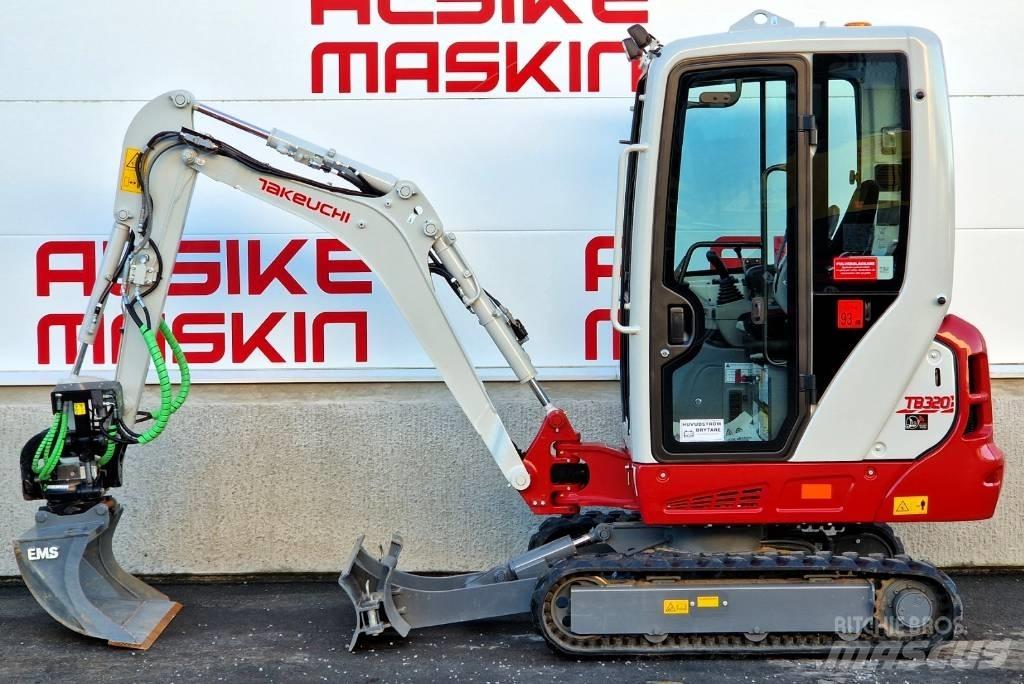 Takeuchi TB 320 Mini rýpadlá < 7t