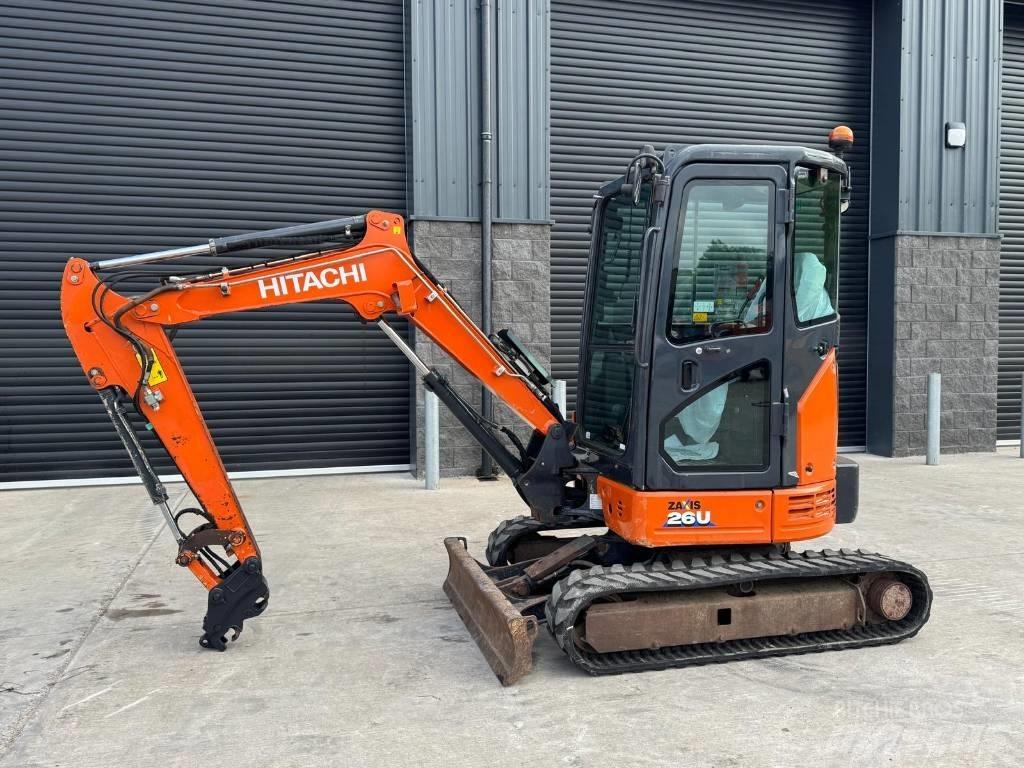 Hitachi ZX 26 U-6 cr Mini rýpadlá < 7t