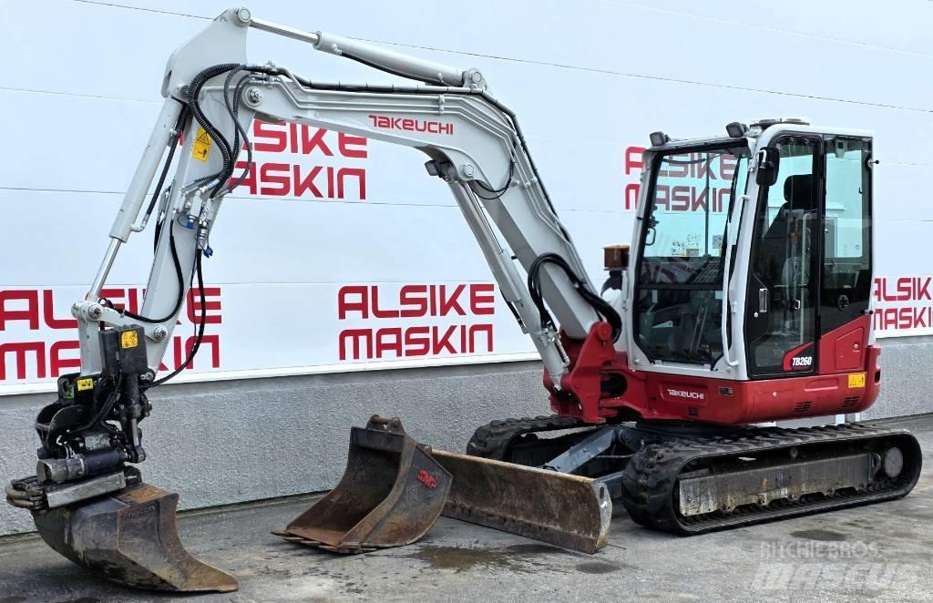 Takeuchi TB 260 Mini rýpadlá < 7t
