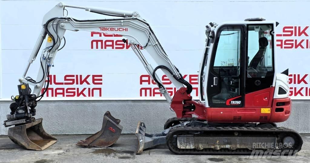 Takeuchi TB 260 Mini rýpadlá < 7t