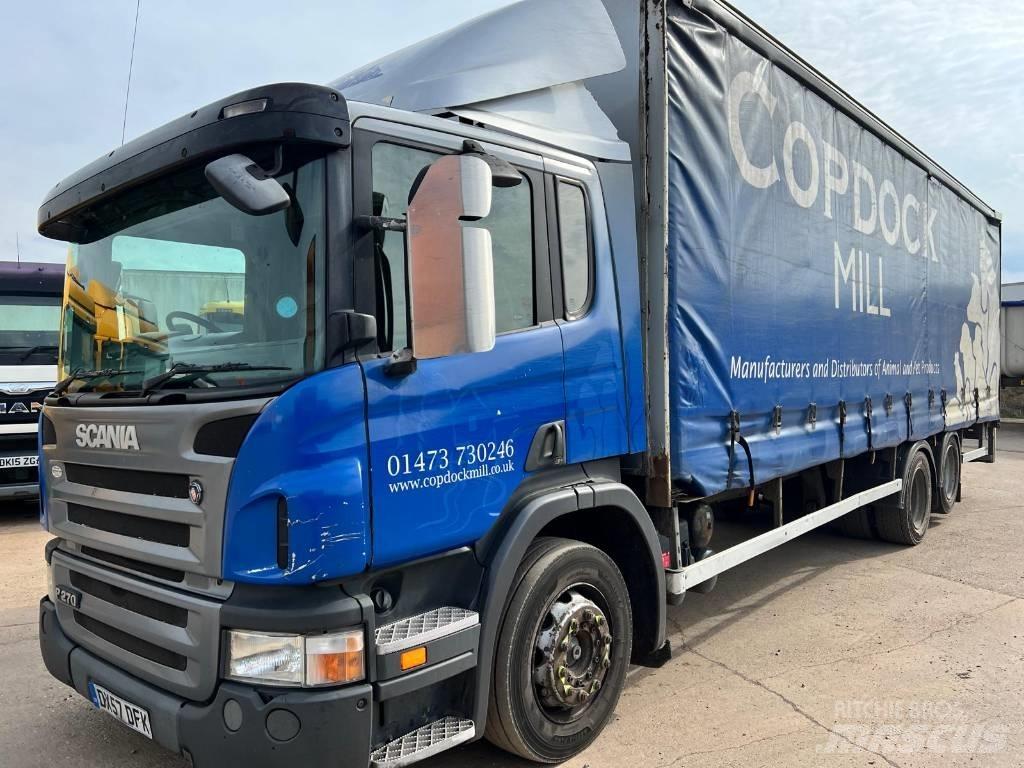 Scania P 270 Nákladné vozidlá s bočnou zhrnovacou plachtou
