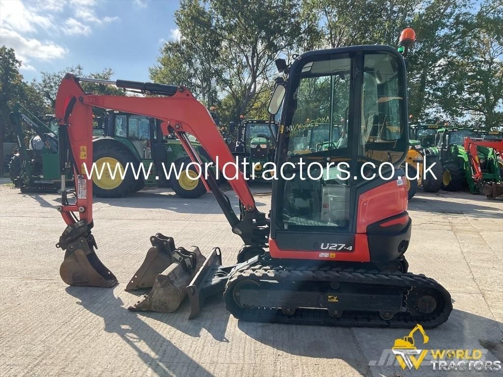 Kubota U 27-4 Mini rýpadlá < 7t